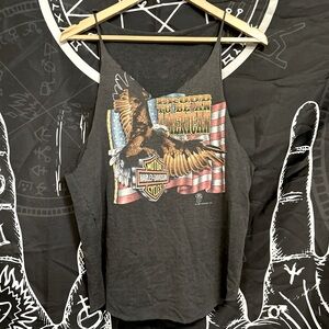 ⚡️Vintage 88’ Harley Davidson cut Tank⚡️